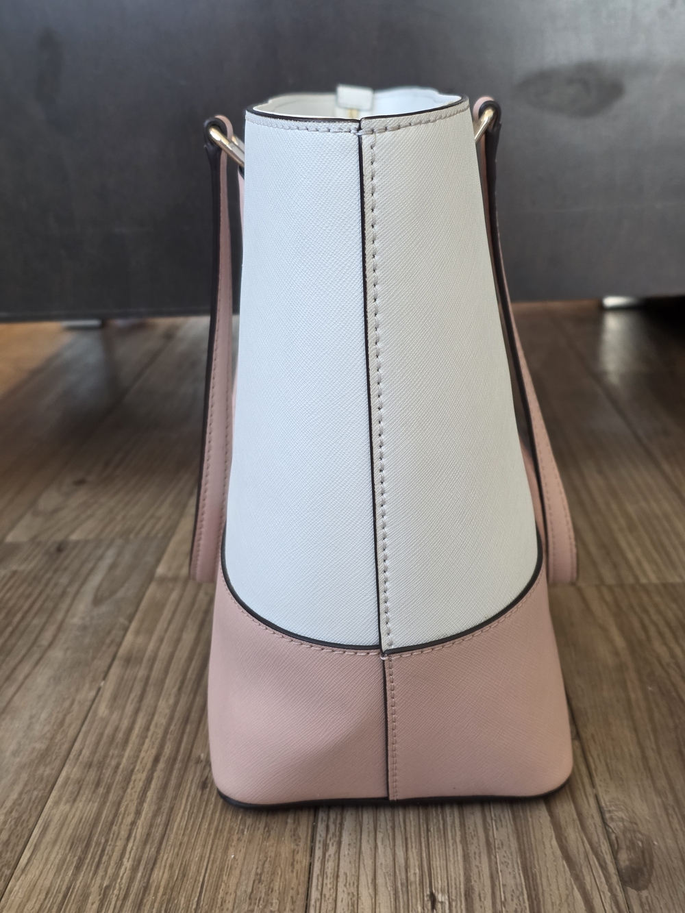 kate spade New York Two-Tone Pink and White Tote Bag - Picture 3 of 7